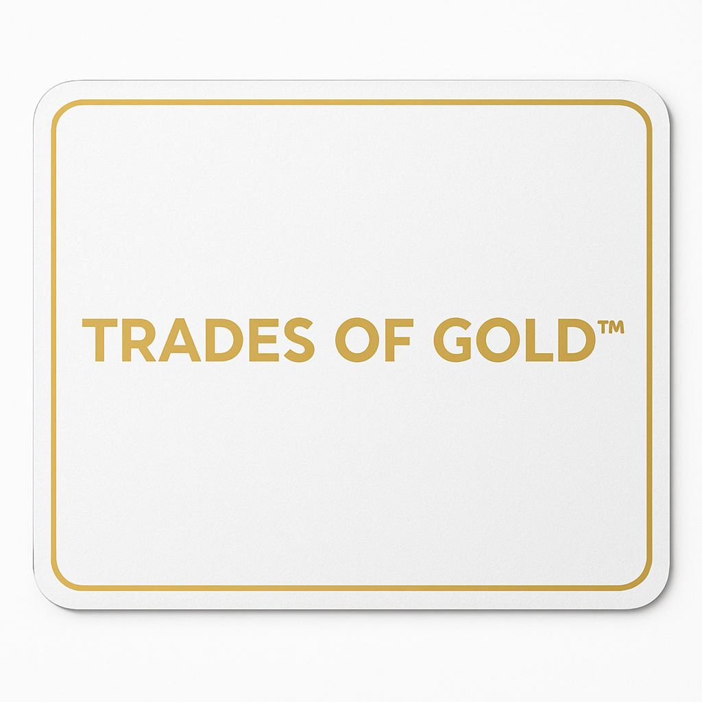 Merchandise trades of gold mouse pad